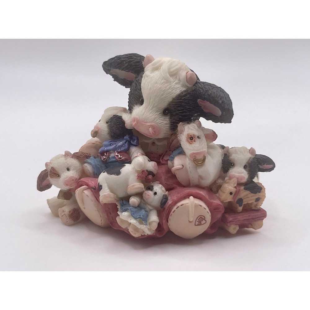 Vintage 1997 Enesco Marys Moo Moos Friends Are The Best Cowlectibles 319368